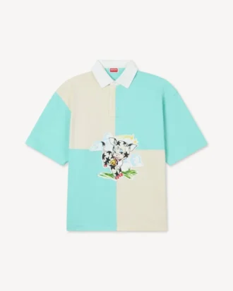 Kenzo Cartoon’ Relax Polo in Heavy Cotton