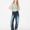 Kenzo Cartoon’ Sleeveless Top in Mixed Silk Linen Kenzo Cartoon’ Sleeveless Top in Mixed Silk Linen