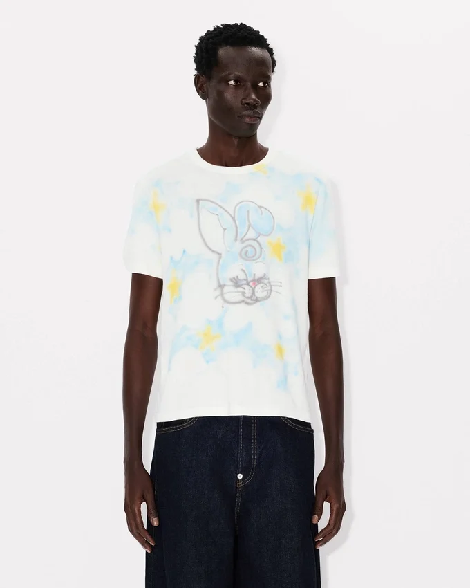 Kenzo Cartoon’ Slim T-Shirt in Cotton Kenzo Cartoon’ Slim T-Shirt in Cotton