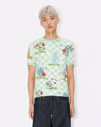 kenzo cartoon slim t shirt in cotton 2 2 330x413 - Kenzo Cartoon' Slim T-Shirt in Cotton