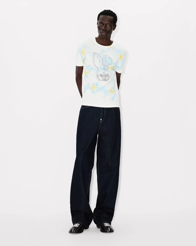 Kenzo Cartoon’ Slim T-Shirt in Cotton Kenzo Cartoon’ Slim T-Shirt in Cotton