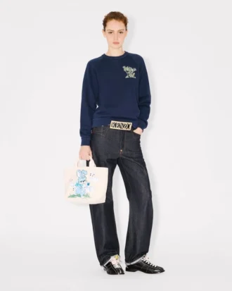 Kenzo Cartoon’ Small Tote Bag in Canvas