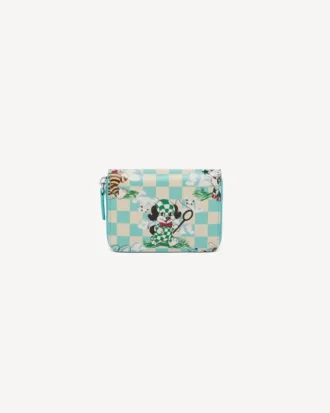 Kenzo Cartoon’ Zip Wallet in Leather