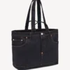 Kenzo Five Pockets’ Tote Bag in Denim-Like Twill Kenzo Five Pockets’ Tote Bag in Denim-Like Twill