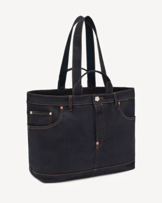 Kenzo Five Pockets’ Tote Bag in Denim-Like Twill