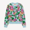 Kenzo Floral’ Embellished Cardigan in Cotton Wool Kenzo Floral’ Embellished Cardigan in Cotton Wool