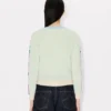 Kenzo Floral’ Embellished Cardigan in Cotton Wool Kenzo Floral’ Embellished Cardigan in Cotton Wool