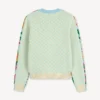 Kenzo Floral’ Embellished Cardigan in Cotton Wool Kenzo Floral’ Embellished Cardigan in Cotton Wool