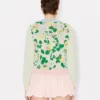 Kenzo Floral’ Embellished Jumper in Cotton Wool Kenzo Floral’ Embellished Jumper in Cotton Wool
