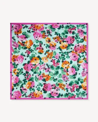 Kenzo Floral’ Small Square in Silk
