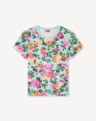 Kenzo Floral’ T-Shirt in Cotton