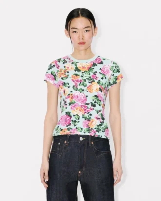 Kenzo Floral’ T-Shirt in Cotton