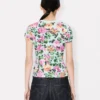 Kenzo Floral’ T-Shirt in Cotton Kenzo Floral’ T-Shirt in Cotton