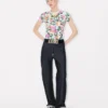 Kenzo Floral’ T-Shirt in Cotton Kenzo Floral’ T-Shirt in Cotton