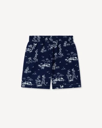 Kenzo Garden’ Bermuda Shorts in Light French Terry
