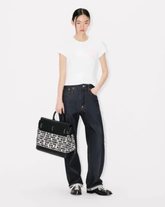 Kenzo Holdall’ Bag in Canvas and Leather