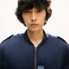 Kenzo Jungle Poem’ Genderless Bomber in Mixed Linen Kenzo Jungle Poem’ Genderless Bomber in Mixed Linen