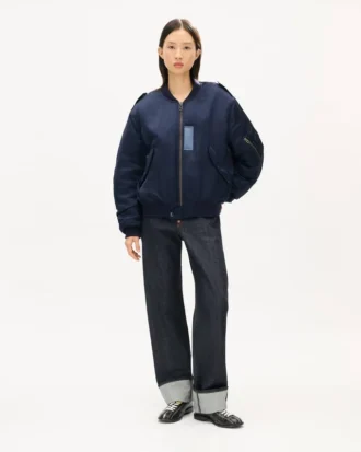 Kenzo Jungle Poem’ Genderless Bomber in Mixed Linen Kenzo Jungle Poem’ Genderless Bomber in Mixed Linen