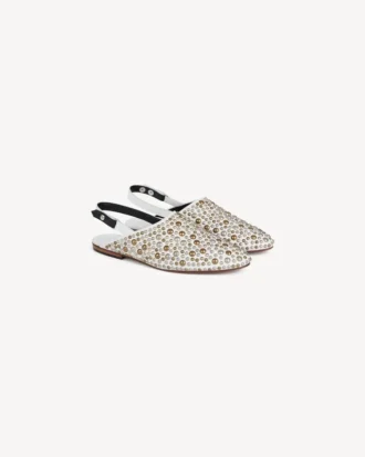 Kenzo-Kali’ Mules in Leather with Studs