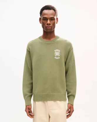 Kenzo Paris Emblem’ Embroidered Jumper in Cotton Kenzo Paris Emblem’ Embroidered Jumper in Cotton