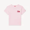 Kenzo Paris Emblem’ Embroidered Small Fit T-Shirt in Cotton Kenzo Paris Emblem’ Embroidered Small Fit T-Shirt in Cotton