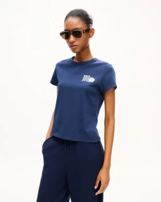 Kenzo Paris Emblem’ Embroidered Small Fit T-Shirt in Cotton