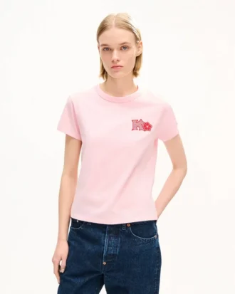 Kenzo Paris Emblem’ Embroidered Small Fit T-Shirt in Cotton