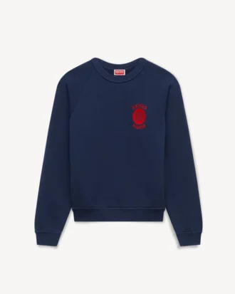 Kenzo Paris Emblem’ Embroidered Sweatshirt in Cotton