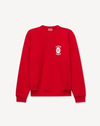 Kenzo Paris Emblem’ Embroidered Sweatshirt in Cotton