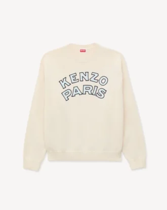 Kenzo Paris Emblem’ Jumper in Wool Cotton Kenzo Paris Emblem’ Jumper in Wool Cotton