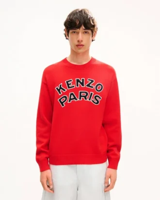 Kenzo Paris Emblem’ Jumper in Wool Cotton Kenzo Paris Emblem’ Jumper in Wool Cotton