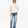 Kenzo Paris Emblem’ Loose T-Shirt in Cotton Kenzo Paris Emblem’ Loose T-Shirt in Cotton