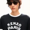 Kenzo Paris Emblem’ Slim T-Shirt in Cotton Kenzo Paris Emblem’ Slim T-Shirt in Cotton