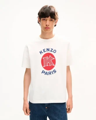 Kenzo Paris Emblem’ T-Shirt in Cotton
