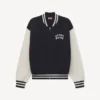 Kenzo Paris Emblem’ Varsity Cardigan in Mixed Cotton