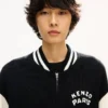 Kenzo Paris Emblem’ Varsity Cardigan in Mixed Cotton Kenzo Paris Emblem’ Varsity Cardigan in Mixed Cotton