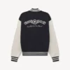 Kenzo Paris Emblem’ Varsity Cardigan in Mixed Cotton