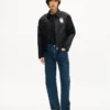 Kenzo Paris Emblem’ Zipped Coach Jacket in Coated Nylon