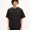 Kenzo Signature’ Baseball Short Sleeve Shirt in Cotton Poplin Kenzo Signature’ Baseball Short Sleeve Shirt in Cotton Poplin