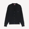 Kenzo Signature Cable’ Embroidered Knit Cardigan Kenzo Signature Cable’ Embroidered Knit Cardigan