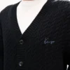 Kenzo Signature Cable’ Embroidered Knit Cardigan Kenzo Signature Cable’ Embroidered Knit Cardigan