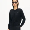 Kenzo Signature’ Embroidered Cardigan in Merino Wool Kenzo Signature’ Embroidered Cardigan in Merino Wool