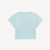 Kenzo Signature’ Embroidered Cropped T-Shirt in Cotton Kenzo Signature’ Embroidered Cropped T-Shirt in Cotton