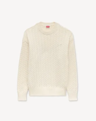Kenzo Signature’ Embroidered Knit Jumper