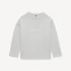 Kenzo Signature’ Embroidered Long Sleeves T-Shirt in Cotton Kenzo Signature’ Embroidered Long Sleeves T-Shirt in Cotton