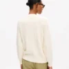 Kenzo Signature’ Embroidered Loose Knit Cardigan in Cotton Wool Kenzo Signature’ Embroidered Loose Knit Cardigan in Cotton Wool