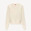 Kenzo Signature’ Embroidered Loose Knit Jumper in Cotton Wool Kenzo Signature’ Embroidered Loose Knit Jumper in Cotton Wool