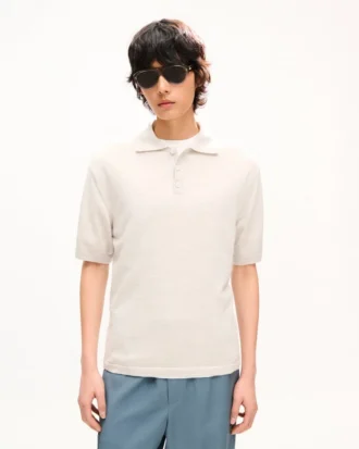 Kenzo Signature’ Embroidered Polo in Merino Wool