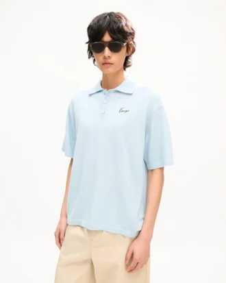 Kenzo Signature’ Embroidered Polo in Merino Wool