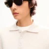 Kenzo Signature’ Embroidered Polo in Merino Wool Kenzo Signature’ Embroidered Polo in Merino Wool